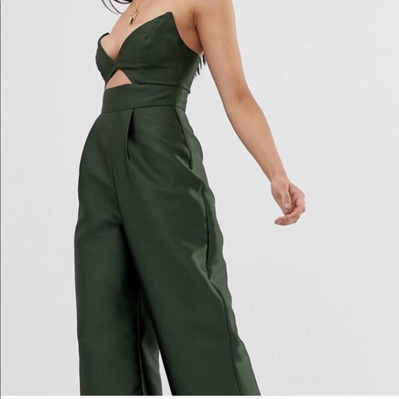 ASOS Pants - ASOS green wide leg jumpsuit ASOS Pants - ASOS green wide leg jumpsuit